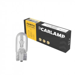 Лампи галогенні W5W 24V Carlamp 10 штук (одна упаковка) (CL2438)