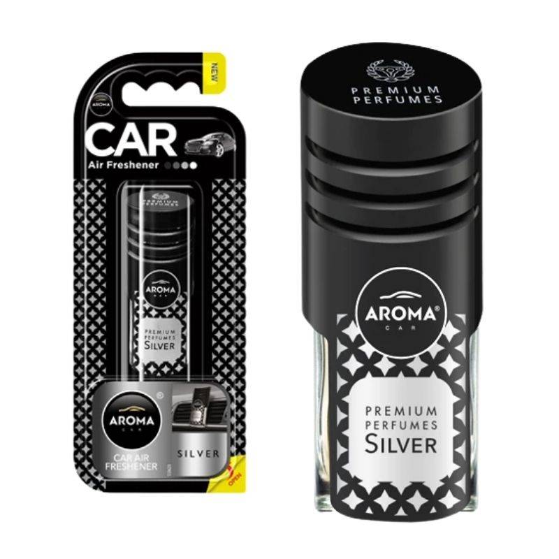 Ароматизатор до машини Aroma Car Prestige Vent - Silver (83203)