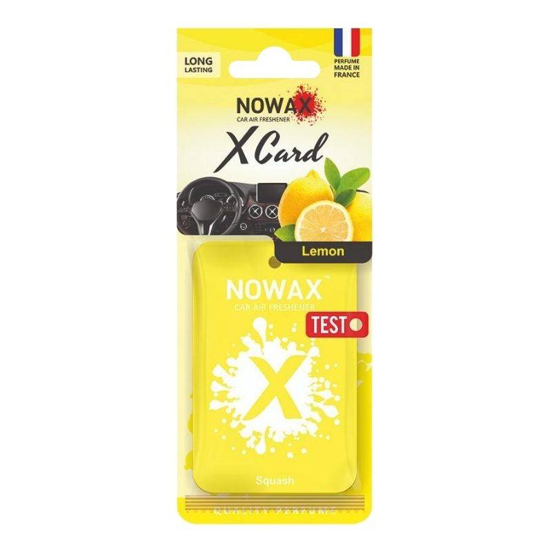 Ароматизатор до машини 20 г NOWAX X Card - Lemon (NX07572)