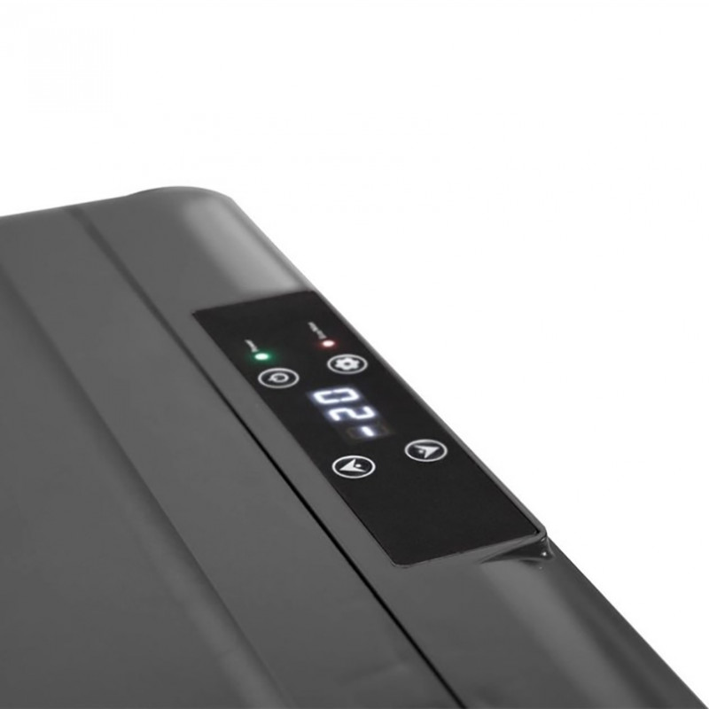 Портативний холодильник 50л BREVIA автохолодильник із LG-компресором сталевий 12/24В 220В (22455)