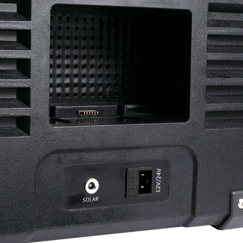 Автохолодильник 50л BREVIA холодильник с LG-компрессором с автономной работой пластиковый 12/24В 220В Черный (22615)