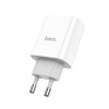 Зарядний пристрій Hoco Rapido PD 20W+QC3.0 Type-C + USB білий (C80A)