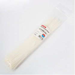 Хомути пластикові білі 4.8x350 CarLife (W4.8x350)