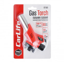 Пальник газовий з п'єзопідпалом 20мм 60мм 360° Carlife (GT503)