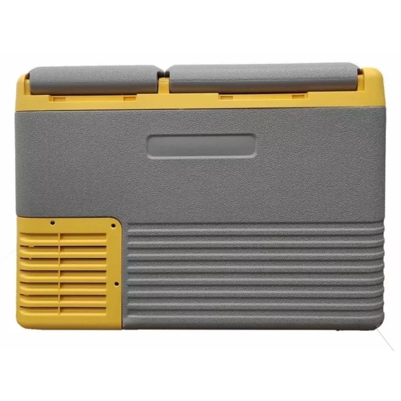 Портативный холодильник 33л BREVIA  двухкамерный автохолодильник пластиковый 12/24В 220В с LG-компрессором (22555)