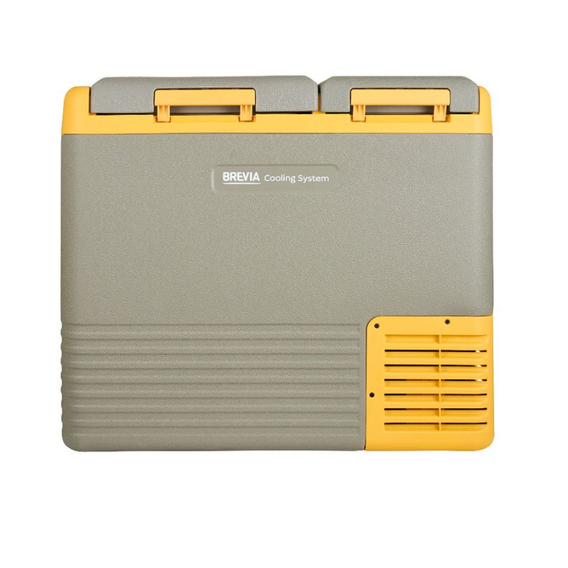 Автохолодильник 40л двокамерний компресорний BREVIA пластиковий 12/24В 220В (22560)