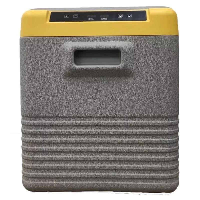 Портативный холодильник 40л BREVIA  двухкамерный автохолодильник 12/24В 220В LG-компрессор (22565)