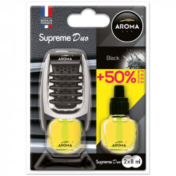 Ароматизатор до машини 8 мл Aroma Car Supreme Duo - Black (92259)