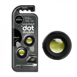 Ароматизатор до машини Aroma Car Scented dot Double - Black (12009)