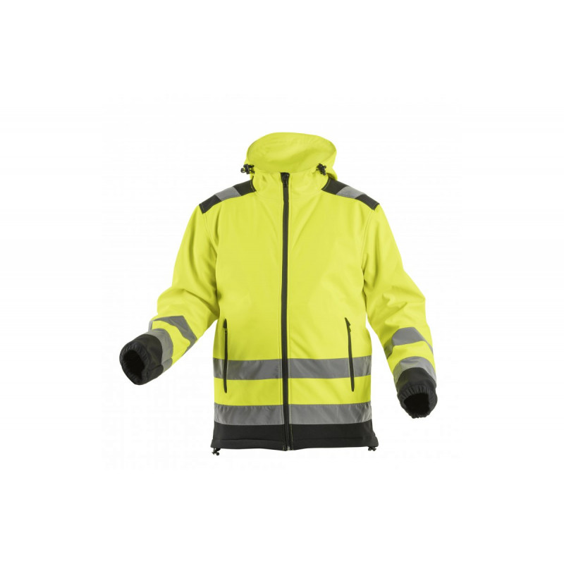 ARGEN Куртка сигнальная SOFTSHELL с капюшоном желтая XL (54) (HT5K257-XL)