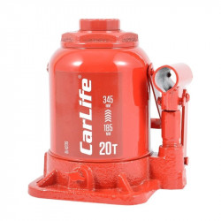 Домкрат гідравлічний пляшковий 20т CarLife 185-345мм для автомобіля в картонній упаковці (BJ420S)