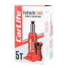 Домкрат гідравлічний пляшковий 5т CarLife 195-380мм для автомобіля в картонній упаковці (BJ405)