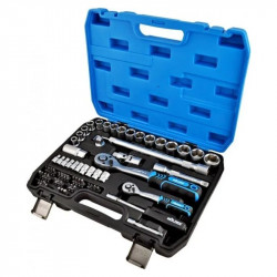 Набір інструментів 1/2″ 1/4″ 72шт 72T CrV Molder у кейсі (MT60072)