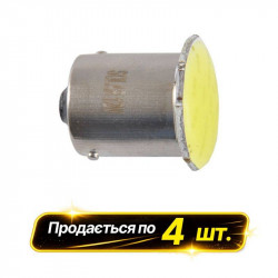 Лампы LED 12V G18.5 BA15s 1COB 96LM белый 4штSolar (LC332_P)