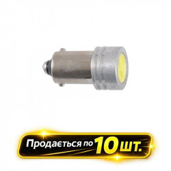 Лампы LED 12V T8.5 BA9s 1SMD 1W белые 10шт. Solar (LS242_P)