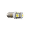 Лампы LED 12V T8.5 BA9s 5smd 5050 белые 10шт Solar (LS246_P)