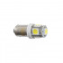 Лампы LED 12V T8.5 BA9s 5smd 5050 белые 10шт Solar (LS246_P)