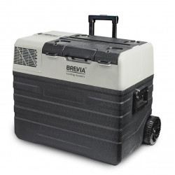 Автохолодильник компресорний 52л BREVIA холодильник на колесах з автономною роботою пластиковий 12/24В 220В (22760)
