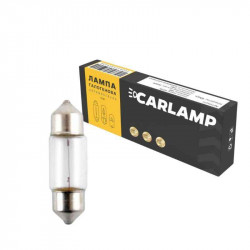 Лампи галогенні C10WT11x31 12V Carlamp 10 штук (одна упаковка) (CL1291)