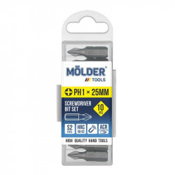 Н-р бит MOLDER, PH1x25мм, 10шт в пл. упаковке (MT7012510)