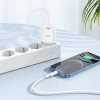 Сетевой адаптер Hoco Metro Single Port Charger 20W/3A PD/QC White (C94A)