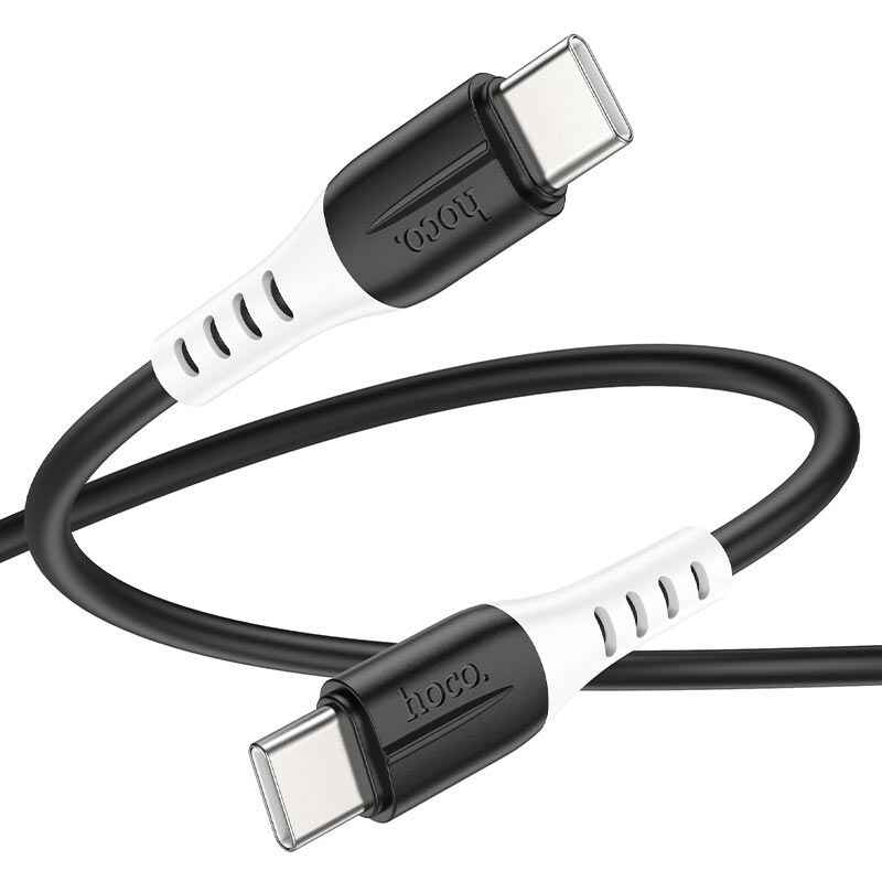 Кабель синхронизации Type-C to Type-C 60W Hoco X82 1м черный (X82t/t)