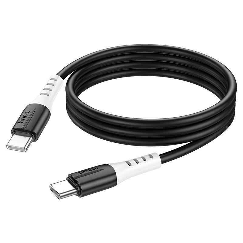Кабель синхронизации Type-C to Type-C 60W Hoco X82 1м черный (X82t/t)