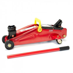 Домкрат гідравлічний підкатний 2т CarLife 135-350мм для автомобіля в картонній упаковці (FJ610)