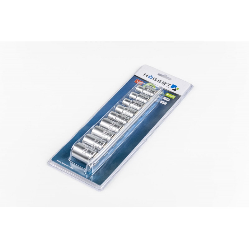 Набір торцевих головок Torx 1/2" 9 шт Hogert (HT1A880)