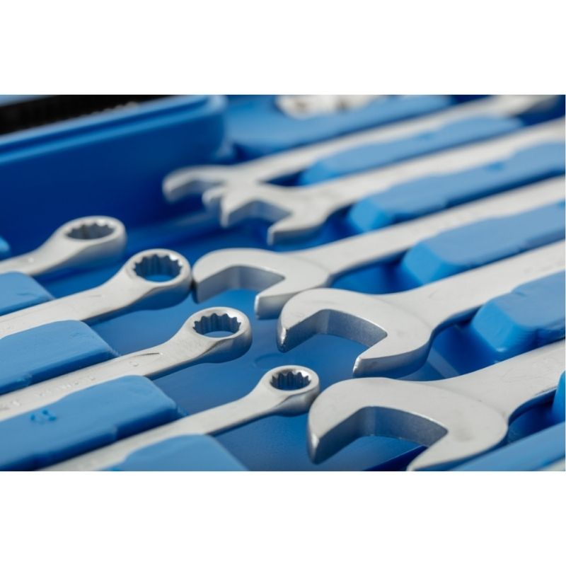 Набір інструментів 1/2″ 1/4″ 85шт CrV CrMo Hogert у кейсі (HT1R425)