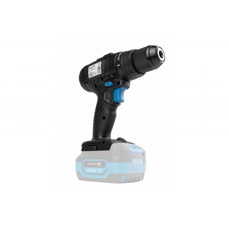 Акумуляторний дриль-шуруповерт 50 Нм 18В Hogert (HT2E220-0DD)