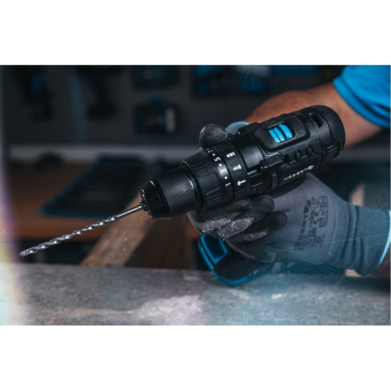 Ударний дриль-шуруповерт 50 Нм 18В Hogert (HT2E221-0PD)