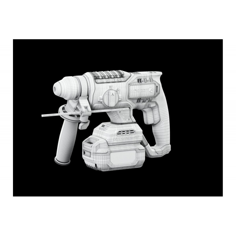 Перфоратор безщітковий акумуляторний 18В Hogert (HT2E228-0CH)