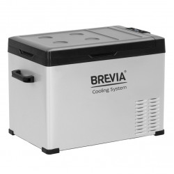 Портативний холодильник 40л BREVIA автохолодильник компресорний сталевий 12/24В 220В (22440)
