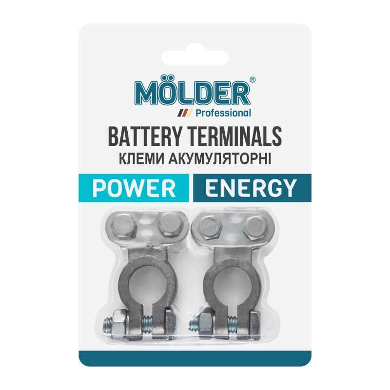 Клеми акумуляторні Molder свинець 200г (MA21100)