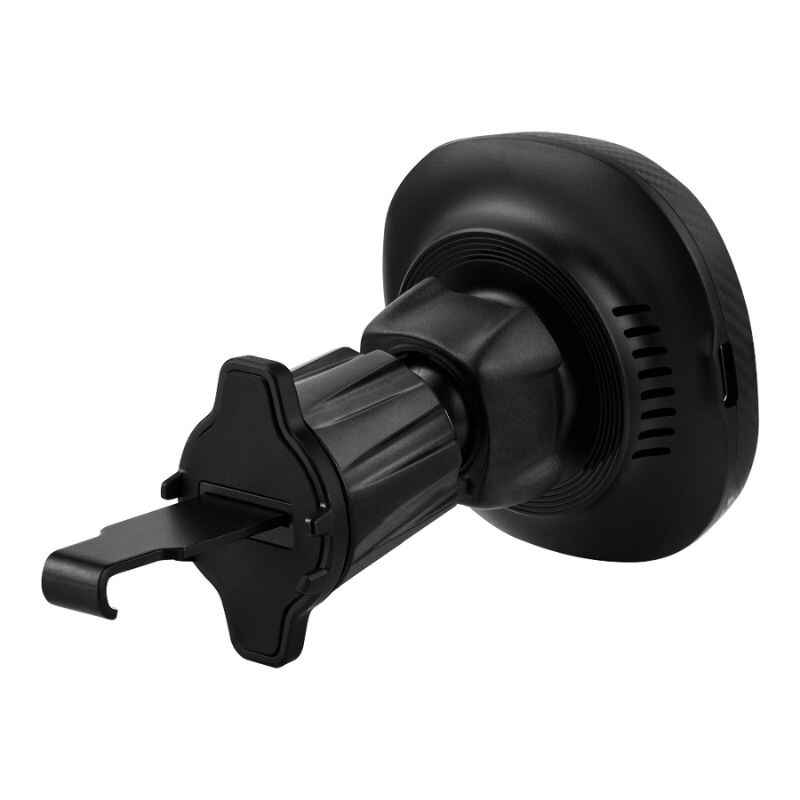 Тримач для телефону в машину 15W Brevia AirVent Ultra MagCharge з бездротовою зарядкою (48000)