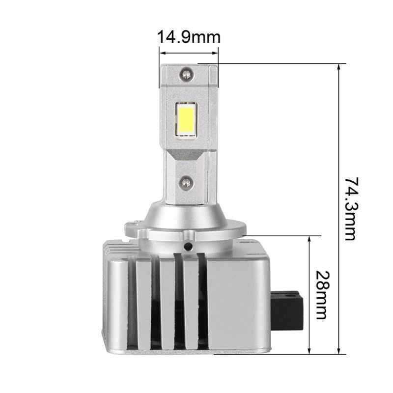Світлодіодні автолампи 4200LM 6000K Carlamp D4S 35W 9-32 В (D4S-Pro)