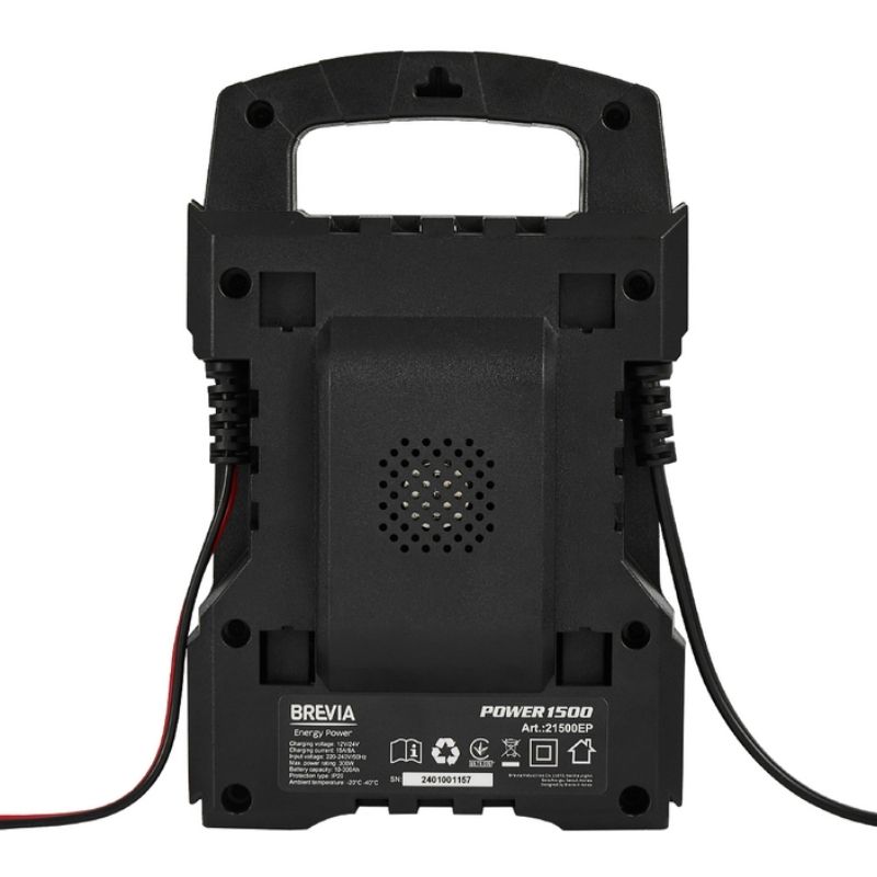 Зарядний пристрій імпульсний Brevia 10А зарядка для акумуляторів батарей 4-200Aг (21500EP)