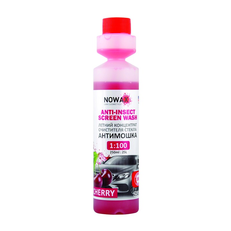 Омивач скла літній концентрат Nowax Anti-Insect Sreen Wash Cherry (NX25225)