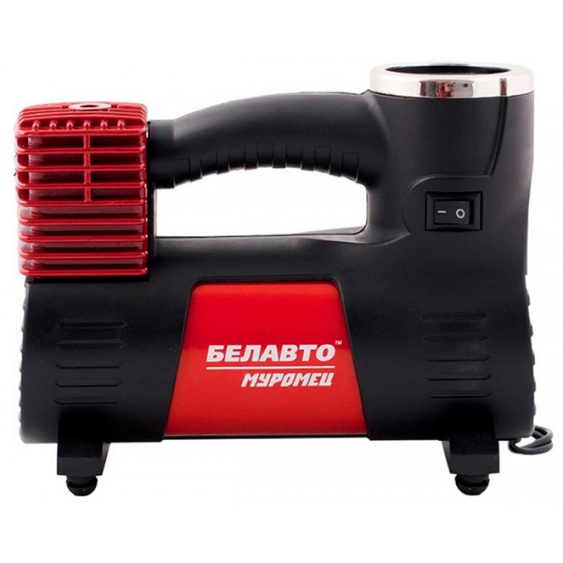 Автомобільний компресор однопоршневий BelAuto МУРОМЕЦЬ для накачування шин R13-R19 10 Атм 40 л/хв 170 Вт (BK43)