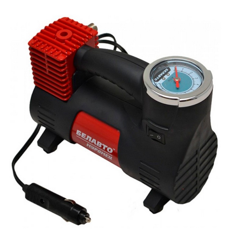Автомобільний компресор однопоршневий BelAuto МУРОМЕЦЬ для накачування шин R13-R19 10 Атм 40 л/хв 170 Вт (BK43)