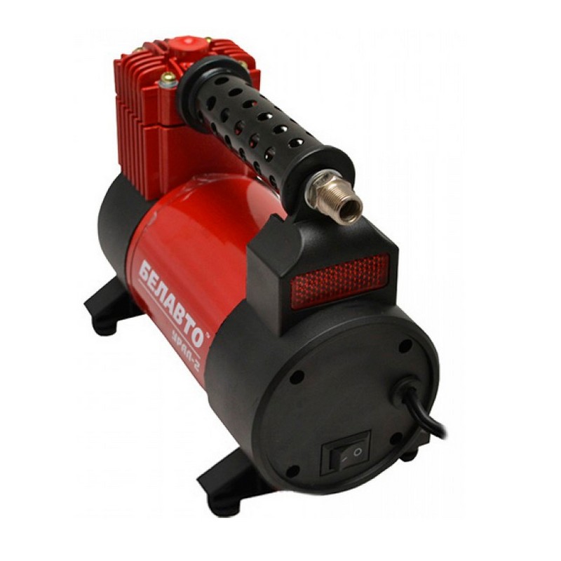 Автомобільний компресор однопоршневий BelAuto УРАЛ-2 для накачування шин R13-R19 10 Атм 40 л/хв 170 Вт (BK42)