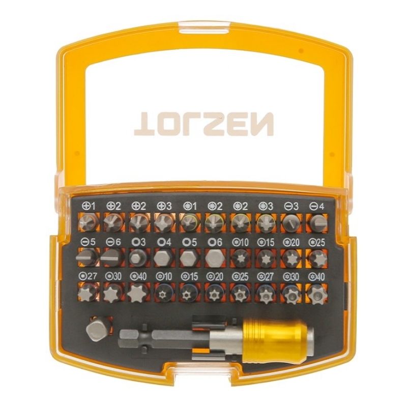 Набір біт 1/4" PH PZ PZ SL Torx HEX 32шт Tolsen (20370)