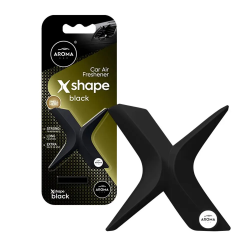 Ароматизатор до машини 10 г Aroma Car X Shape - Black (10898)