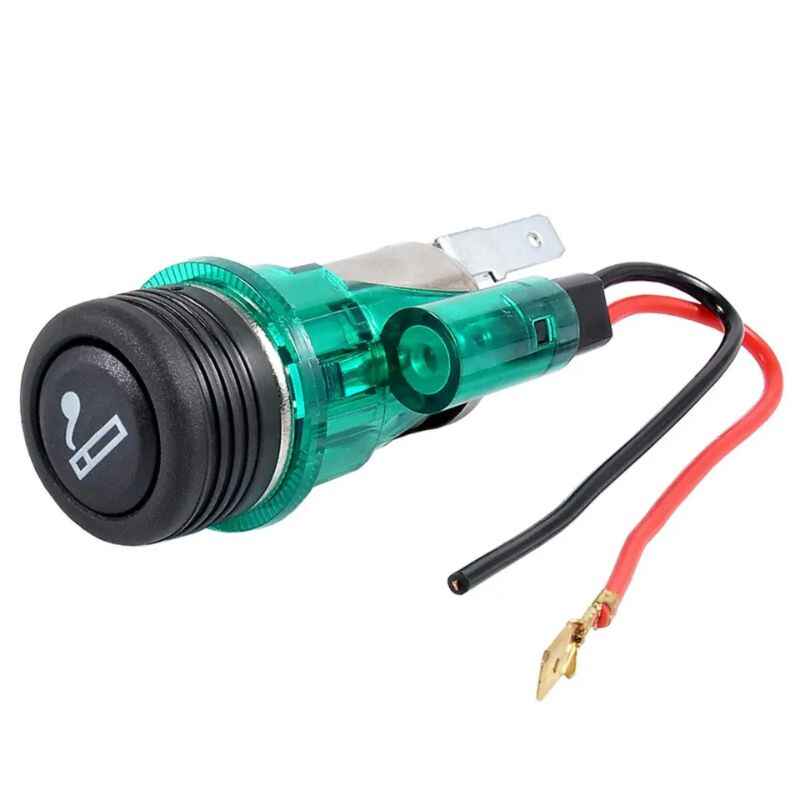 Автоприкурювач CARLIFE збірний з підсвічуванням EURO (LC421)