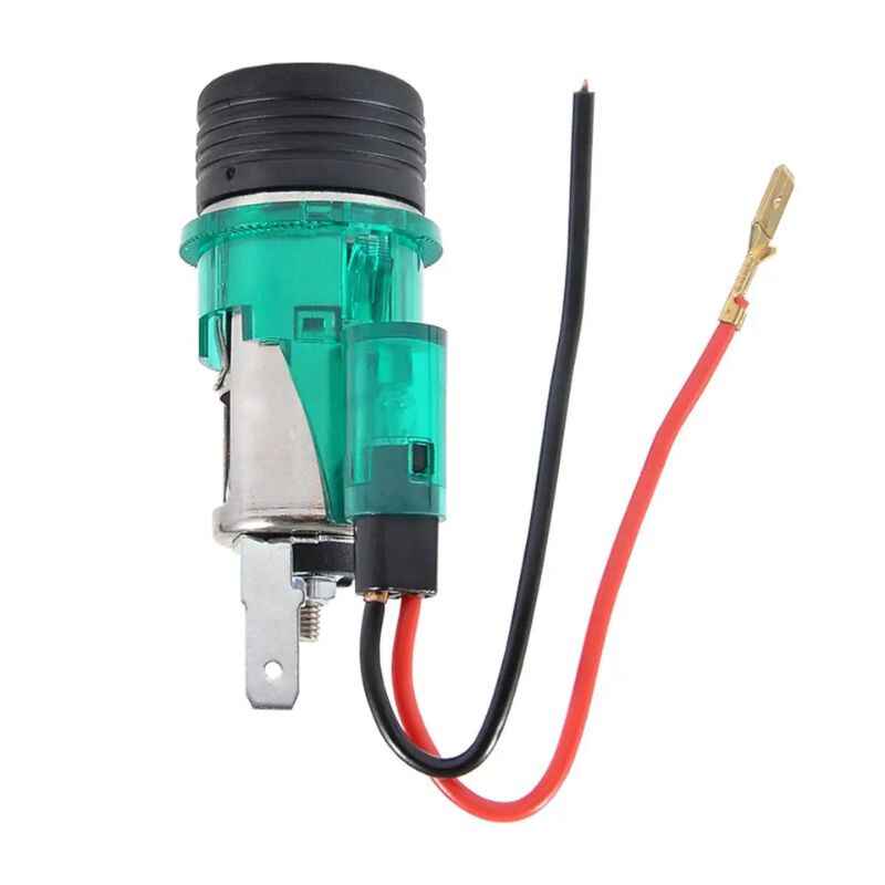 Автоприкурювач CARLIFE збірний з підсвічуванням EURO (LC421)