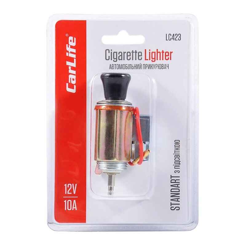 Автоприкуриватель с подсветкой Carlife (LC423)