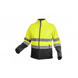EXTER Куртка сигнальная SOFTSHELL желтая L (52) (HT5K335-L)