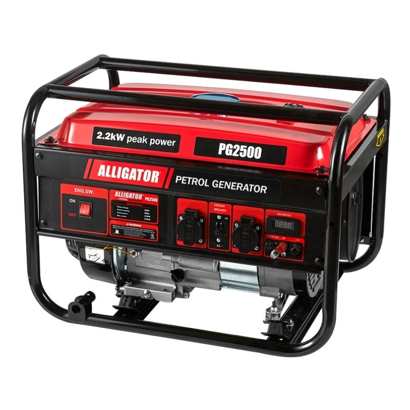 Генератор бензиновий 2,0 кВт ALLIGATOR із системою AVR 230В (PG2500)