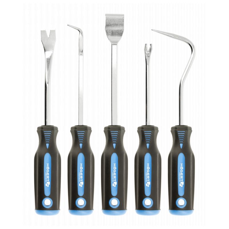 Набір гачків та скребків з ручкою 5 штук Hogert (HT8G397)